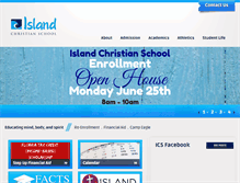 Tablet Screenshot of islandchristian.org